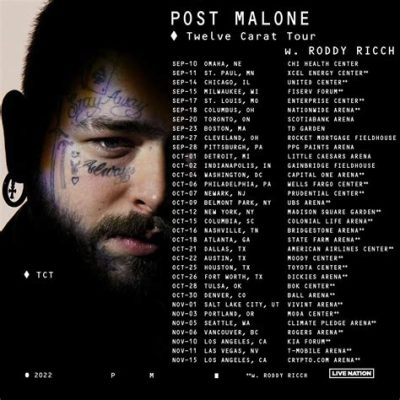 Il Grande Ritmo del “Post Malone” Tour: Un Viaggio Sonoro e Visivo Esplosivo!